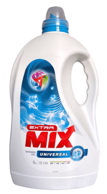Стир. порошок жидкий 5л гель "Extra mix" универсал(4)