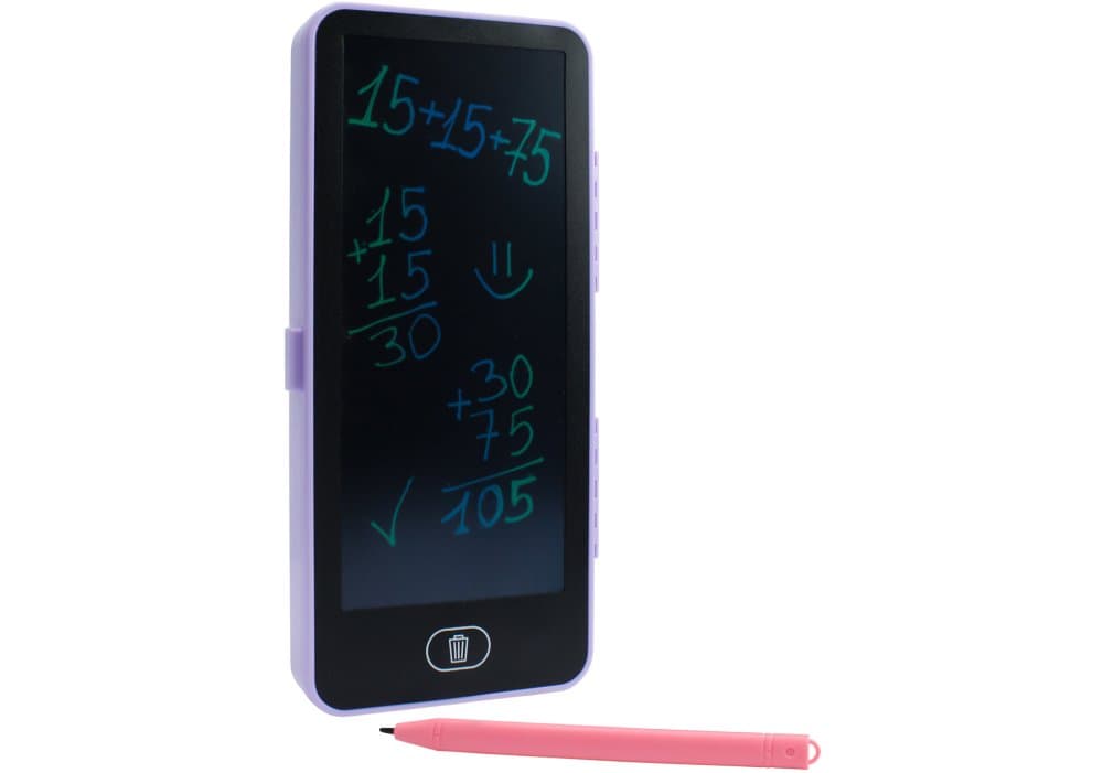 Пенал "Maxi" пласт. с LCD экраном,спец.ручка,бат-ка 3v,20,2х7,8х3см,1отд.,фиолет. №MX86902