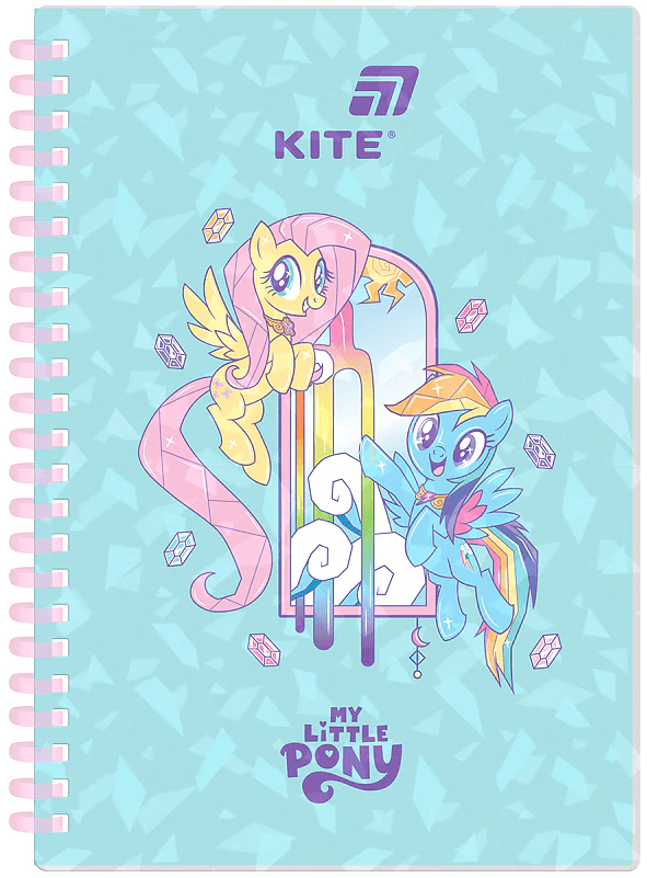 Блокнот пруж. А5 80л. клет. "My Little Pony" №LP26-277/Kite/