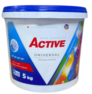 Стир. порошок 5кг "Active" Universal в ведре