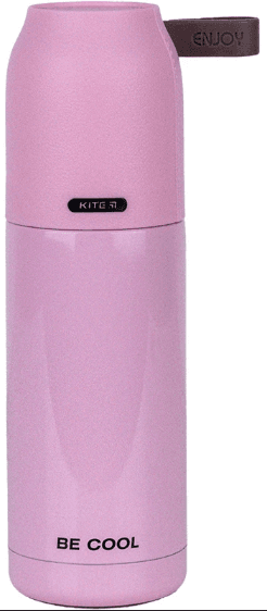 Термос метал. 0,35л "Kite" Pearl №K24-302-3 рожевий перл.