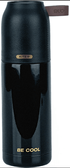 Термос метал. 0,35л "Kite" Pearl №K24-302-1 чорний перл.