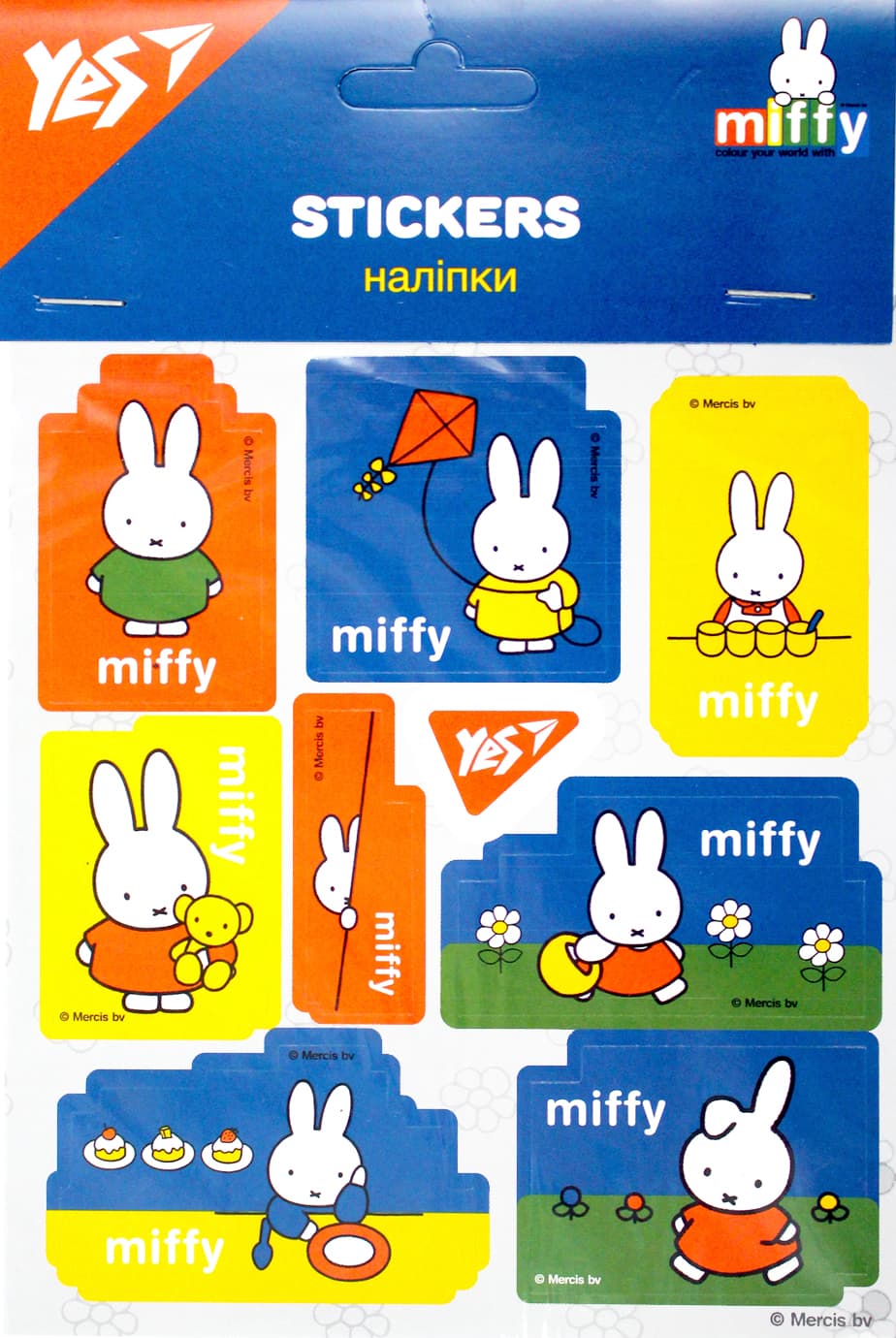 Наліпки Yes "Miffy 2" 2 арк. №955374(100)