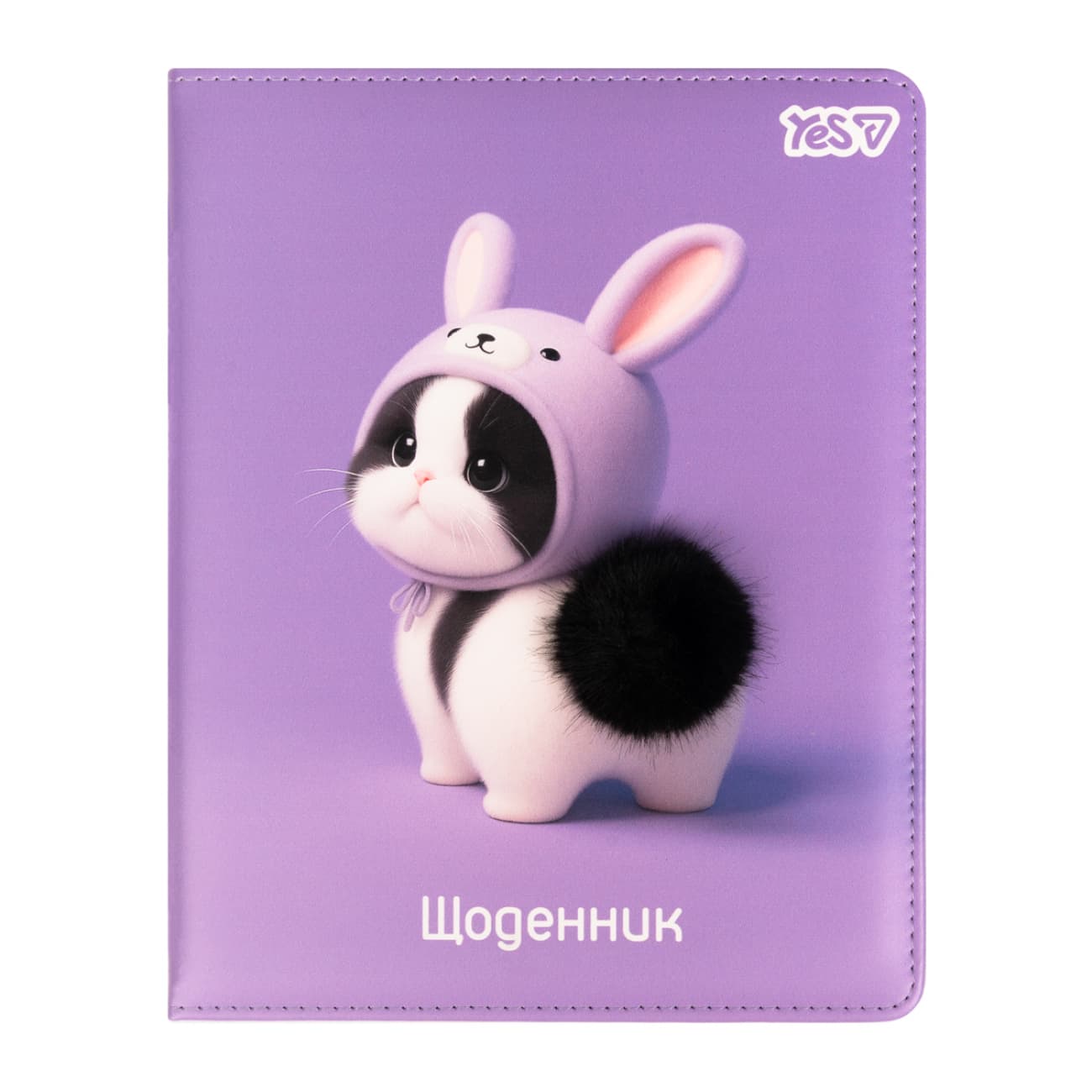 Щоденник шк. А5 тв. обкл. "Cute Cat PU" 40арк. №911690/Yes/(20)