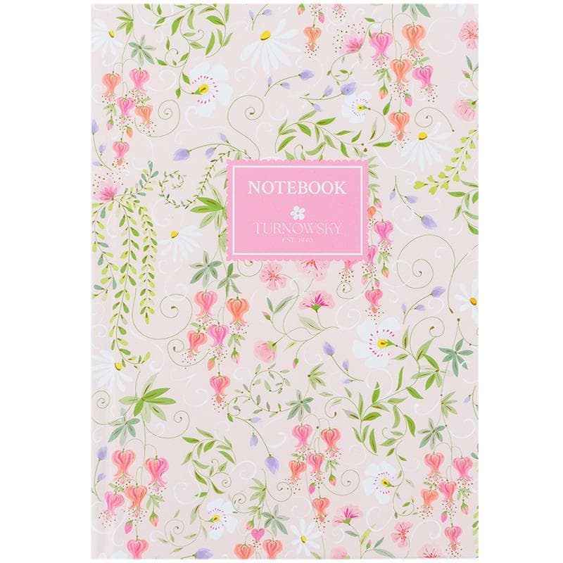 Блокнот А5 96арк. кліт. тв. обкл. "Turnowsky Floral 1" №8457-10-A-TR/Axent/(20)