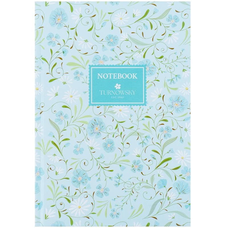 Блокнот А5 96арк. кліт. тв. обкл. "Turnowsky Floral 2" №8457-11-A-TR/Axent/(20)