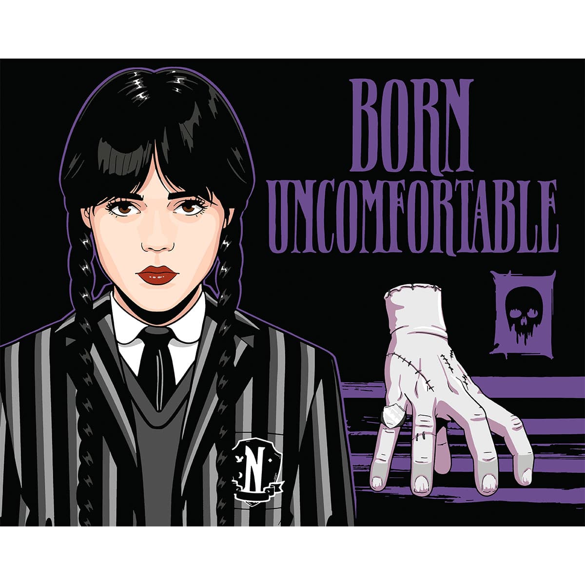 Картини по номерах "Santi" Wednesday. Born uncomfortable 40х50см №955041