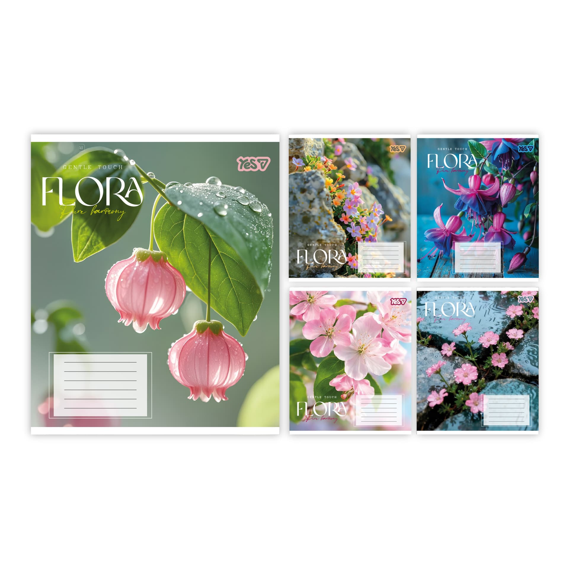 Зошит 24арк. кліт. YES Flora №768790